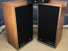 A pair of IMF Electronics "Reference Standard Professional Monitor Mark IV" hi-fi speakers 50 cm