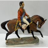 A Royal Worcester polychrome decorated porcelain figure "Wellington", modelled by B Winshall,