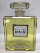 An oversized Allure Chanel perfume advertising bottle 27 cm high CONDITION REPORTS A