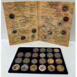 A collection of various Royal commemorative coinage including two Diamond Jubilee 2012 65 mm coins