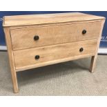 An 18th Century oak side table,