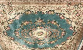 A Chinese superwash carpet, the central