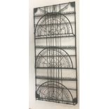 A modern wirework wall mounted letter /
