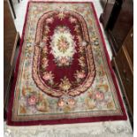 A Chinese superwash carpet, the central