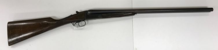 A Sabel 12 bore shotgun, double barrel,