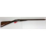 A W S Riley 12 bore shotgun, black powde