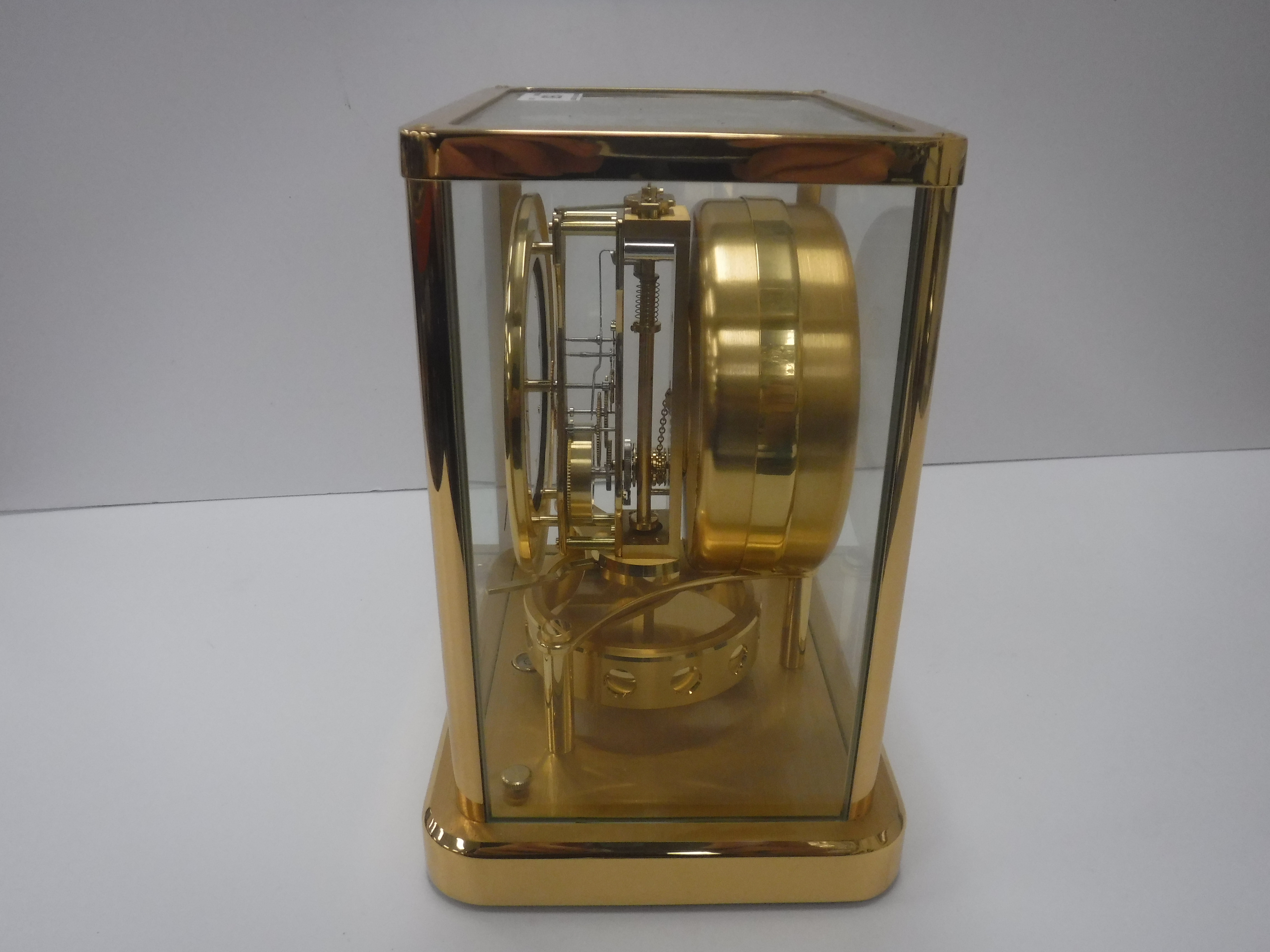 A Jaeger-le-Coultre "Atmos" clock, the m - Image 5 of 10
