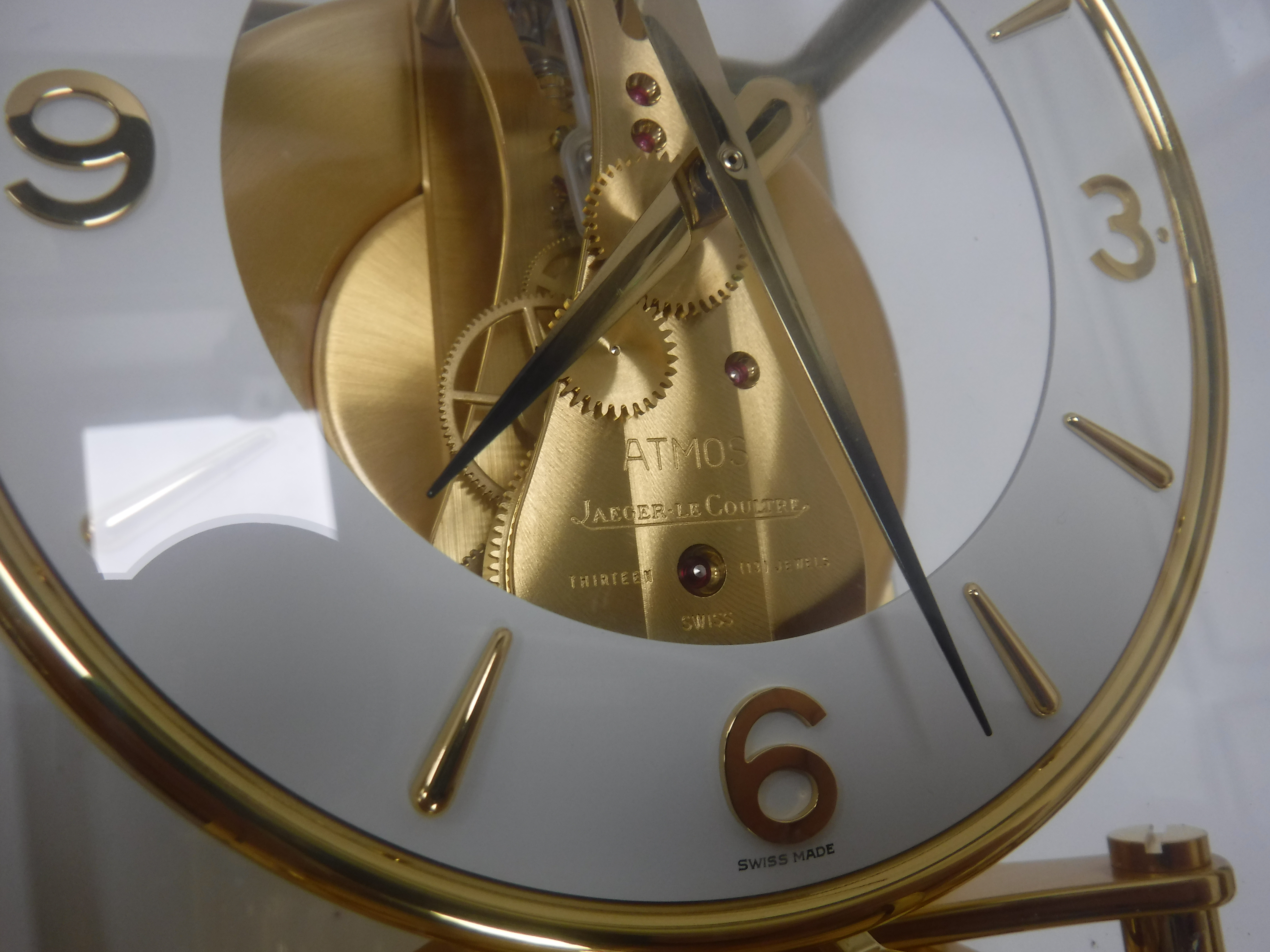 A Jaeger-le-Coultre "Atmos" clock, the m - Image 9 of 10