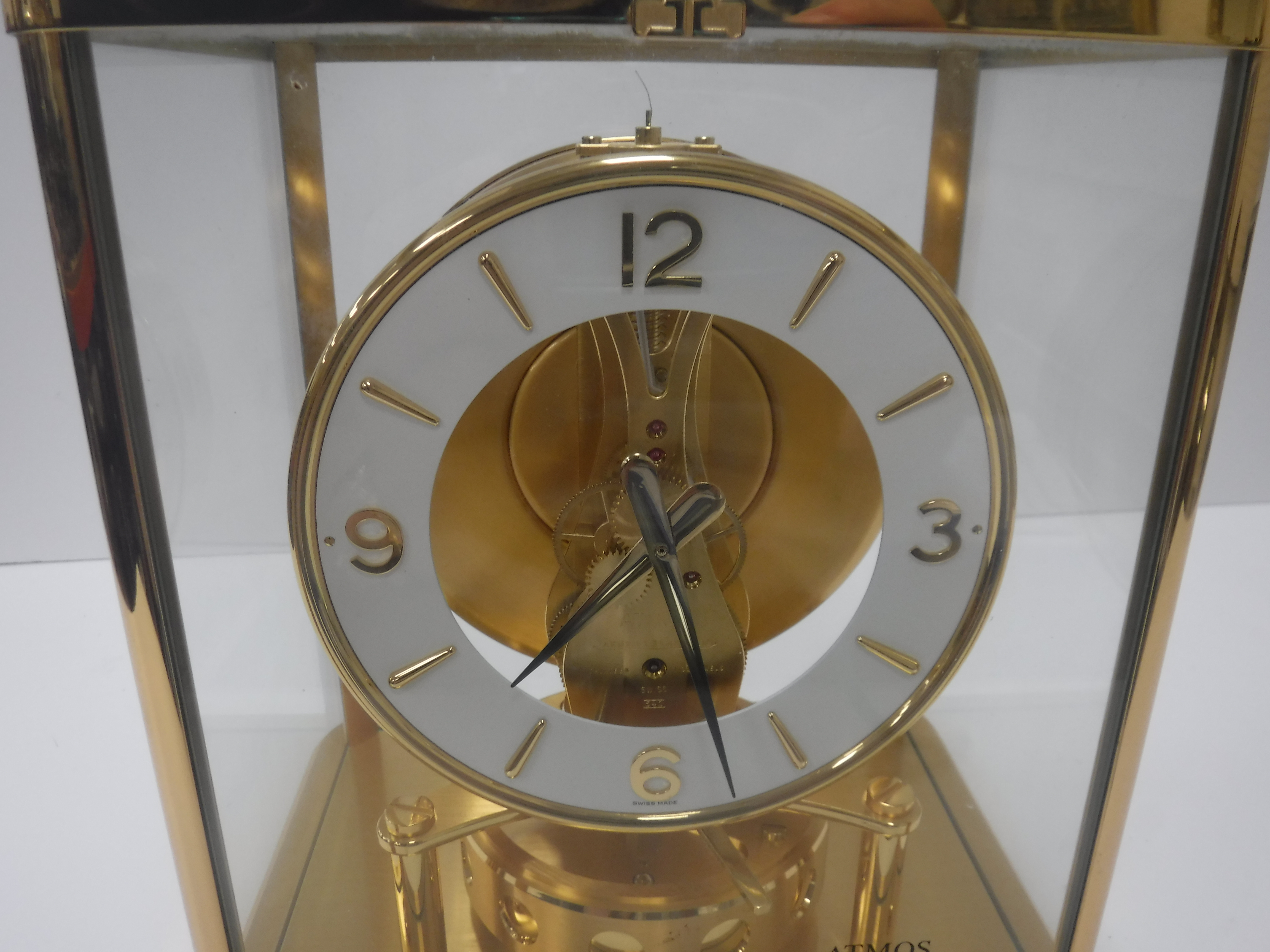 A Jaeger-le-Coultre "Atmos" clock, the m - Image 7 of 10