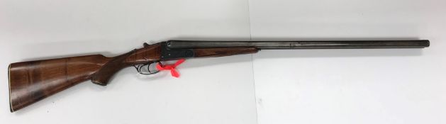 A Hunter 12 bore shotgun, double barrel,