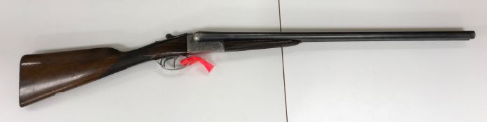 An AYA No. 3 12 bore shotgun, double bar