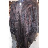 Two various fur coats, shoulder width ap