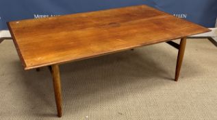 A mid 20th Century Danish teak coffee ta