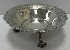 A George III silver bonbon dish with eng