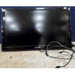 A Samsung model LE37C580J1K wall mounted