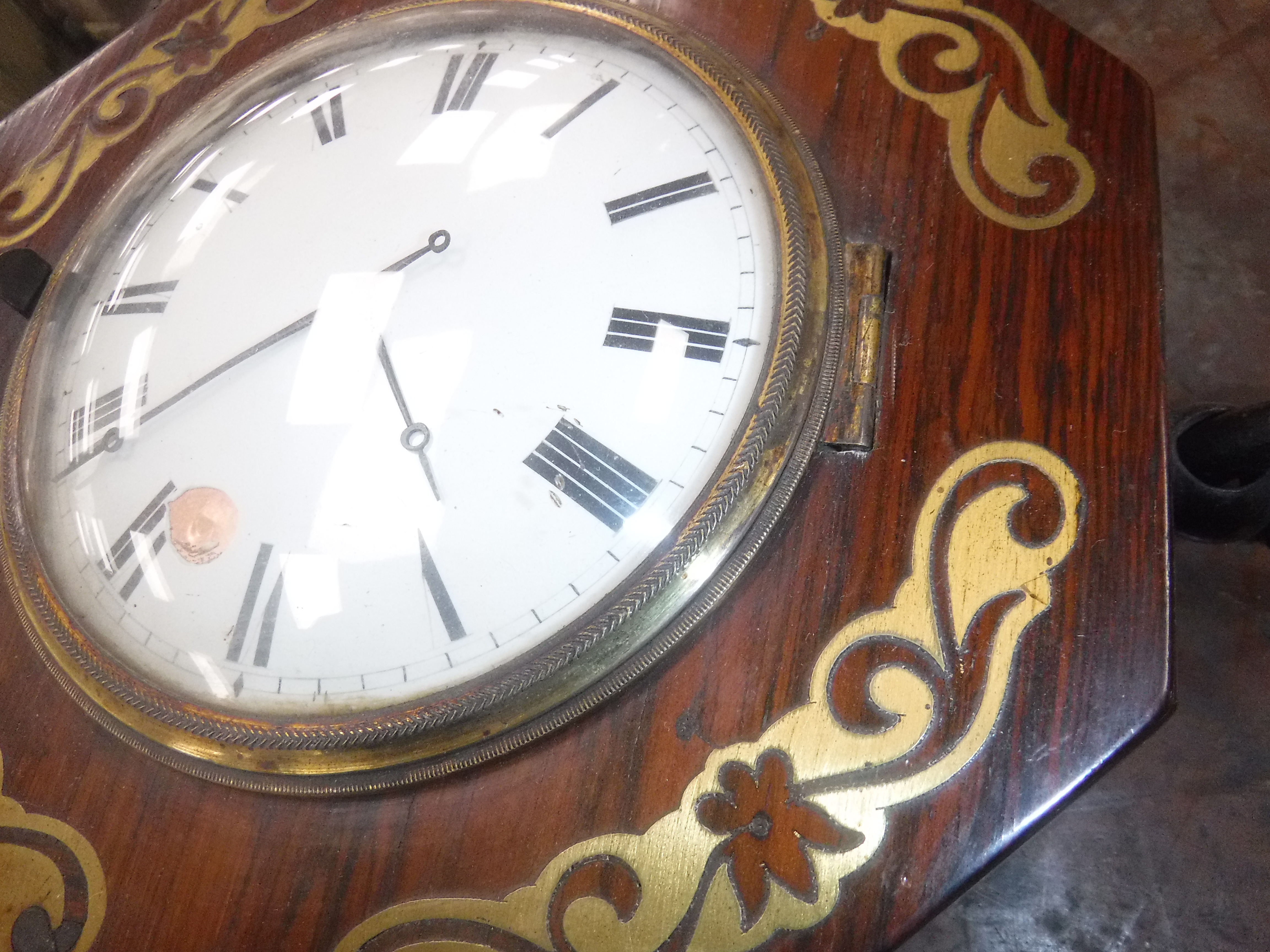 An Edwardian mahogany and inlaid cased m - Image 5 of 12