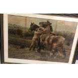 EARLY 20TH CENTURY SCHOOL "Working horse