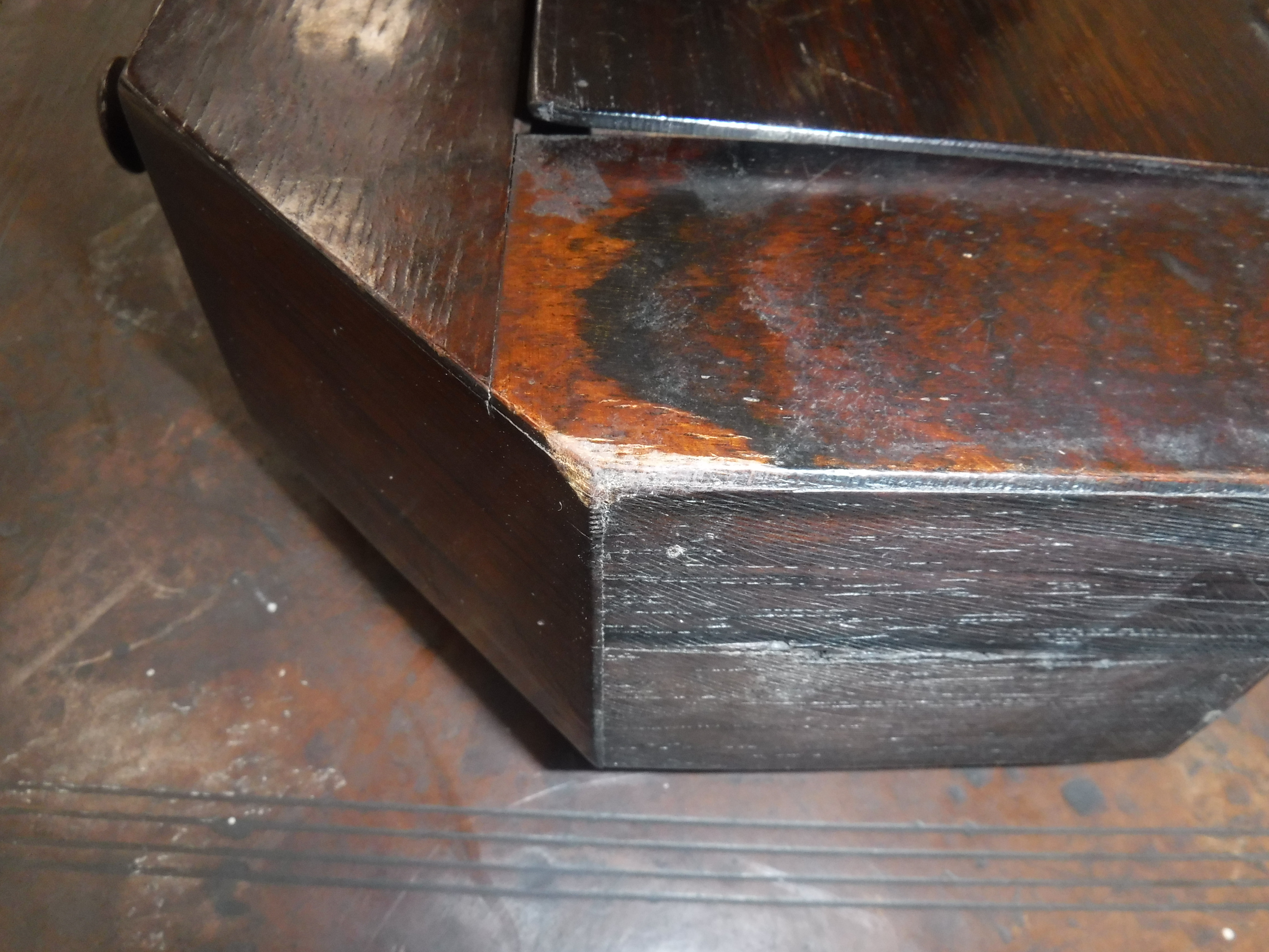 An Edwardian mahogany and inlaid cased m - Image 7 of 12