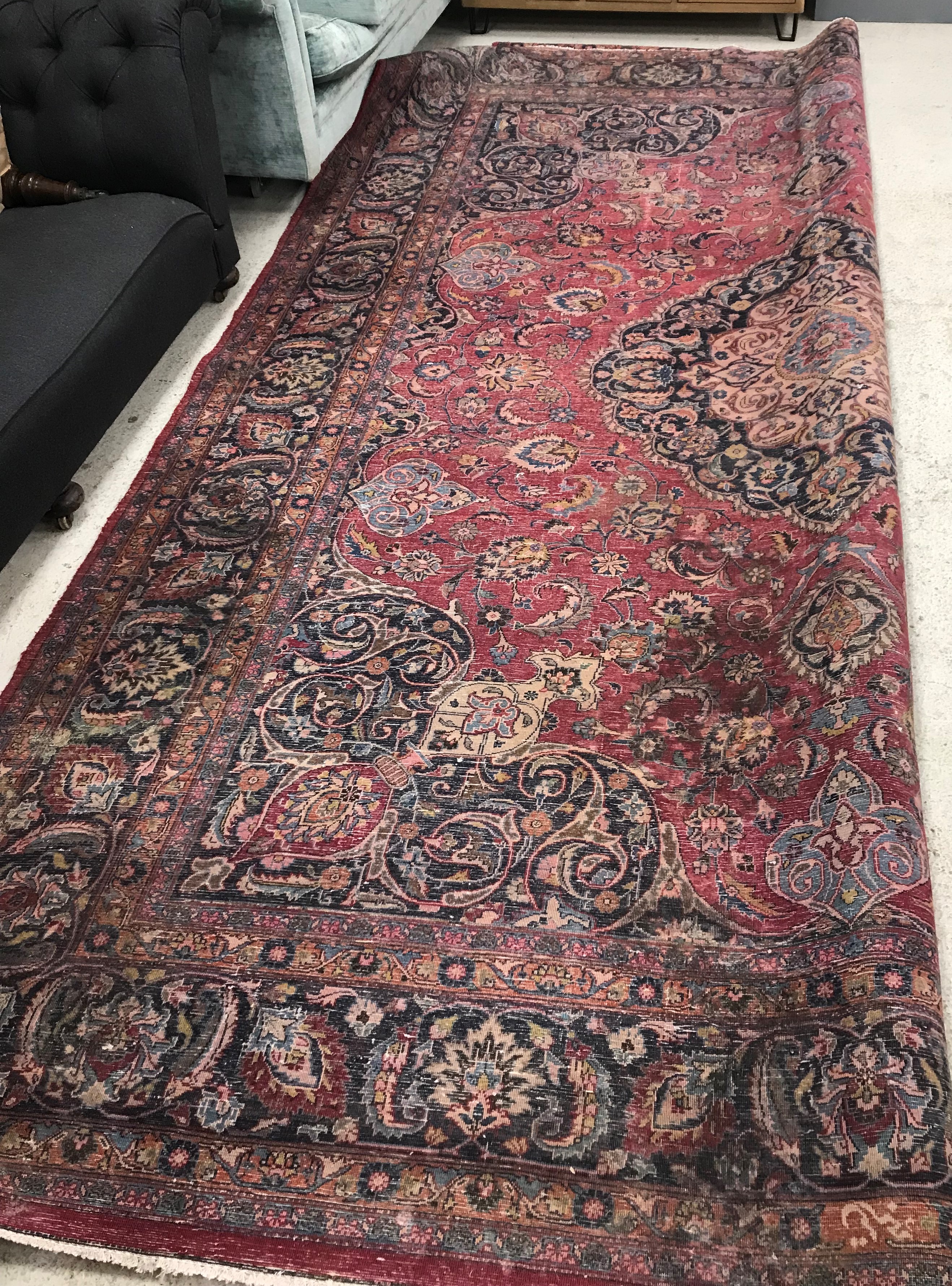 A Persian carpet, - Image 16 of 18
