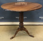 A mahogany occasional table in the Georgian manner,