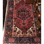 A Persian rug,