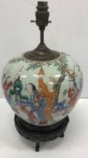 A 19th Century Chinese famille-rose ginger jar,