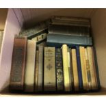 Two boxes of assorted vintage books to include MARY RUSSELL MITFORD "Our village",