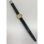 A 9-carat gold Longines Quartz Presence wristwatch