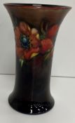 A William Moorcroft "Poppy" trumpet-shaped vase, circa 1925, signed to base,