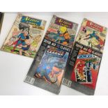A collection of 40 various DC comics including three Action comics, Nos.