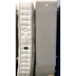 A Harrison Spinks double divan and Harrison Spinks Natural Collection mattress 200 cm long x 150.