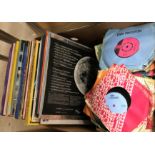 A large collection of LPs and 45s mainly easy listening to include Val Doonican, Petula Clark,