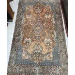 A Persian rug,