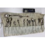 A collection of various, mainly 20th Century, silver commemorative teaspoons, various dates,