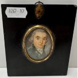 LATE 18TH CENTURY ENGLISH SCHOOL "Gentleman with powdered wig,