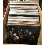 A small collection of LP records including "The Jimi Hendrix Experience",