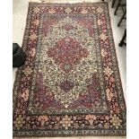 A vintage Persian rug,