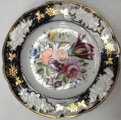 An early 19th Century Nantgarw Pottery plate,