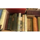 Six boxes of assorted books to include childrens books, novels,