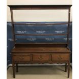 A 19th Century oak dresser,