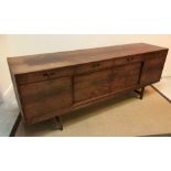 A 1970s rosewood sideboard,