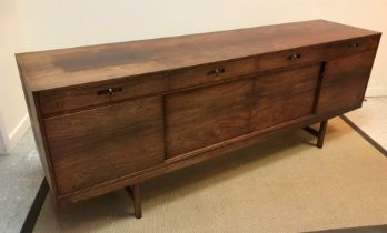 A 1970s rosewood sideboard,