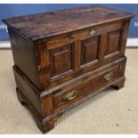 A late 18th / early 19th Century Welsh oak cofferbach,