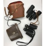 Four pairs of various binoculars including Perseus 7 x 50, Selsi 7 x 12 x 40mm,