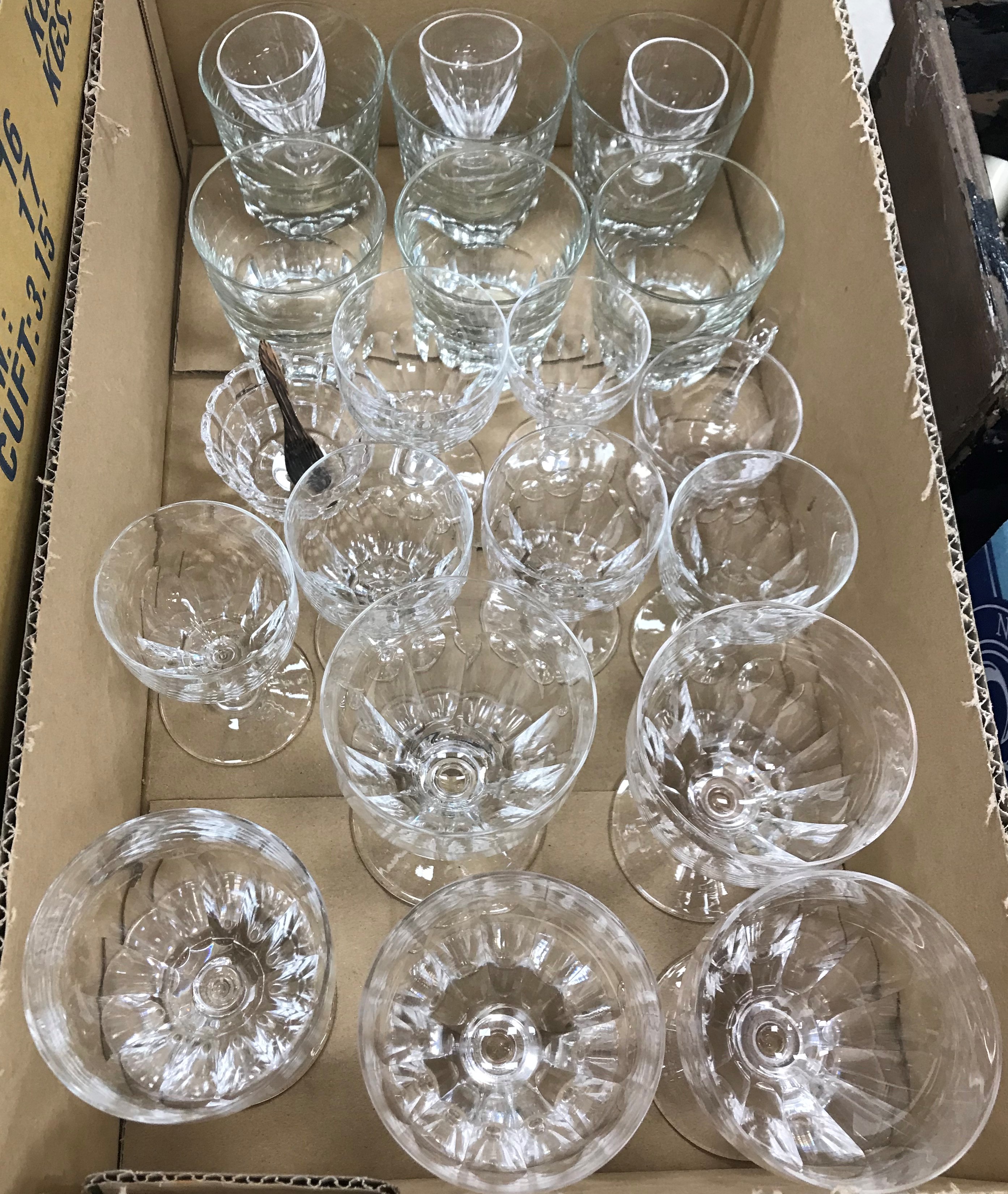 A collection of glassware to include six William Yeoward wines of varying sizes, - Image 2 of 2