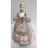 A Coalport figurine “La Belle Epoque Lady Evelyn”, designed by Jack Glynn, limited edition No'd.