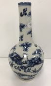 A 19th Century Chinese blue and white gourd shaped vase,
