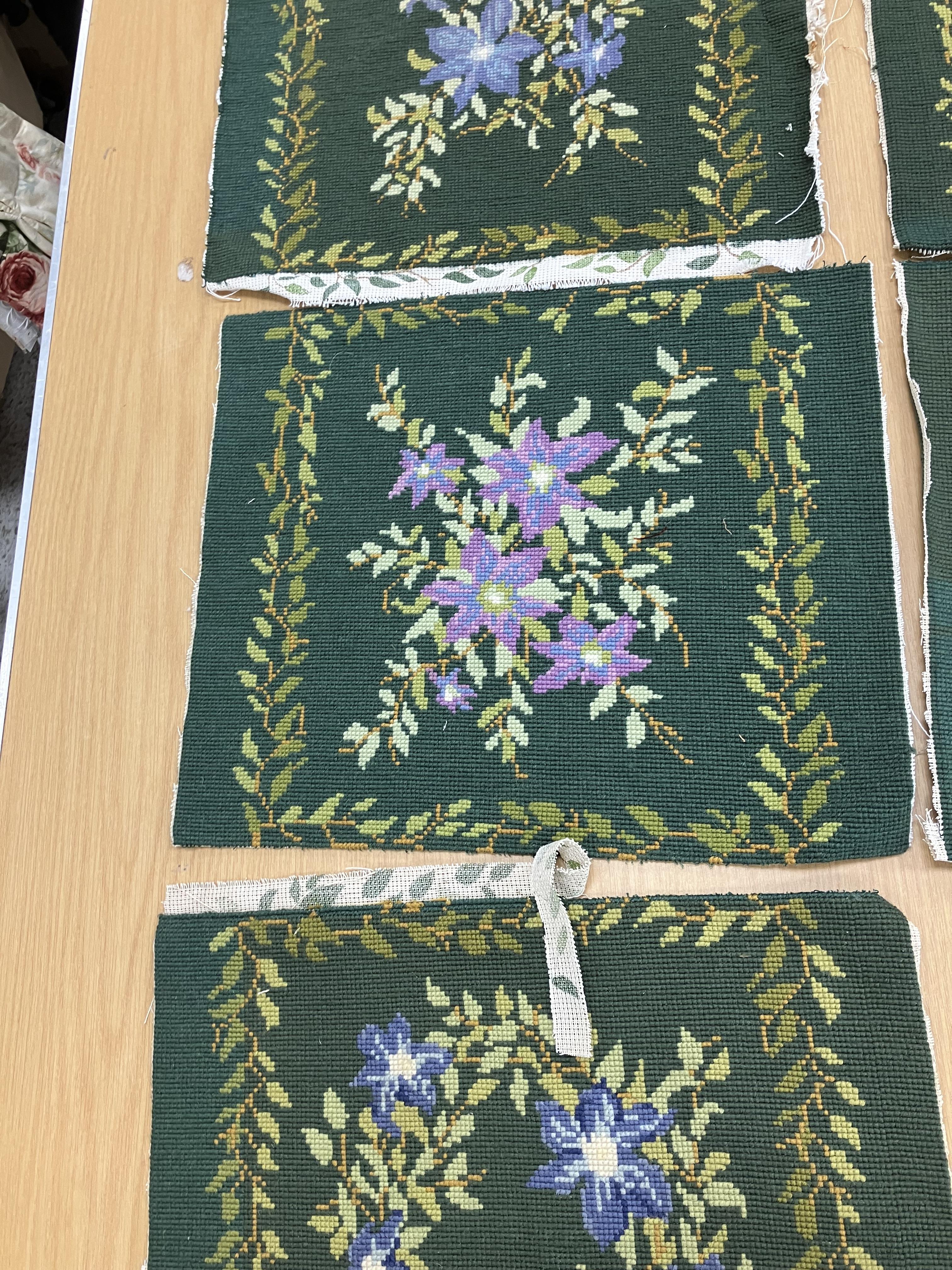 A pair of Laura Ashley floral decorated lined curtains with taped pencil pleat headings 132 cm drop - Image 20 of 25