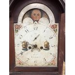 An early 19th Century mahogany cased long case clock,