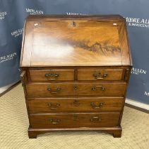 A 19th Century mahogany bureau,